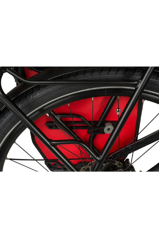 Agu Sacoche Vélo Arrière Clean Single Bike Bag Shelter Click'Ngo Large Red