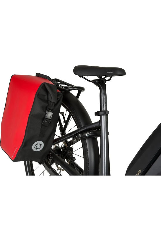 Agu Sacoche Vélo Arrière Clean Single Bike Bag Shelter Click'Ngo Large Red