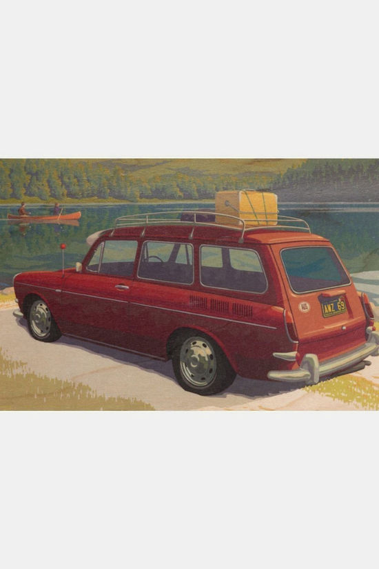 Woodhi Gadget Postcard Car Light Brown/Assorted / Mixed