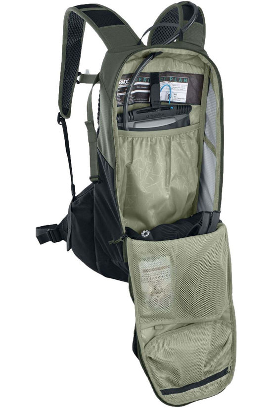 Evoc Fietsrugzak Ride 12L Dark Olive - Black