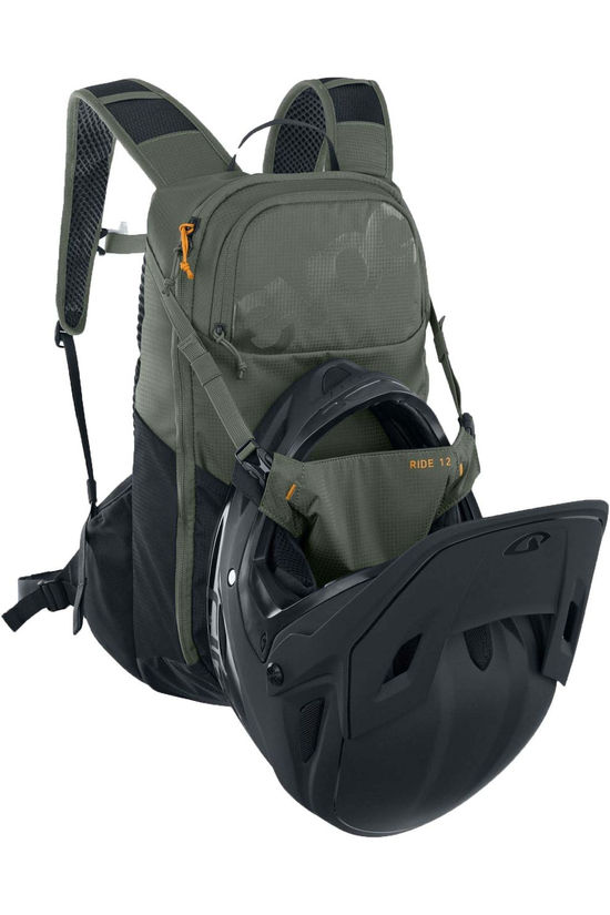 Evoc Fietsrugzak Ride 12L Dark Olive - Black