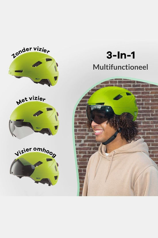 Go-Off Casque Vélo Pilot Fluor