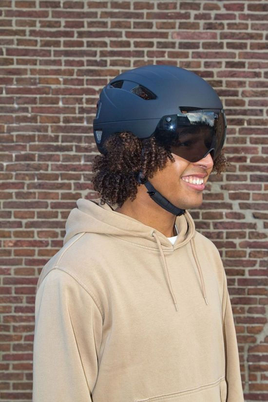 Go-Off Fietshelm Pilot Black