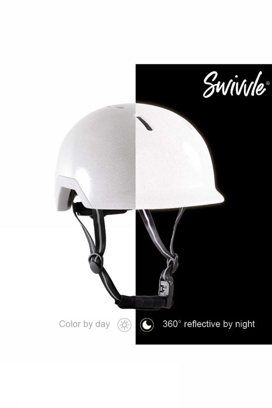 Swivvle Casque Vélo Model Sirius Ivory White
