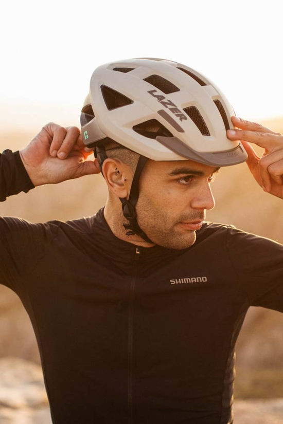Lazer Fietshelm Cerro Kineticore Mat Taupe