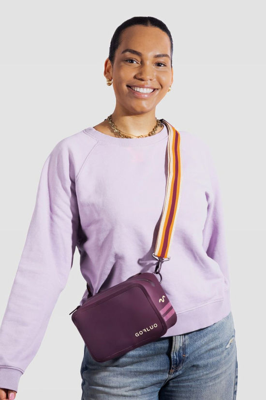 Gofluo Sacoche De Guidon Colette Burgundy