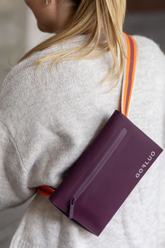 Gofluo Sacoche De Guidon Colette Burgundy
