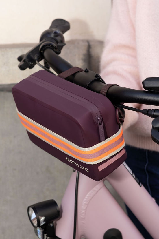 Gofluo Sacoche De Guidon Colette Burgundy