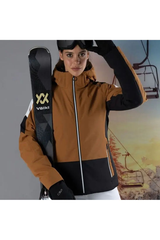 CMP Ski-Jas Woman Jacket Zip Hood Avena