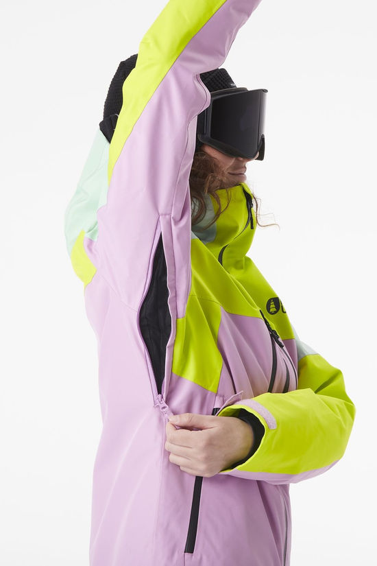 Picture Ski-Jas Womens Exa Jkt Orchid Acid Silt Green