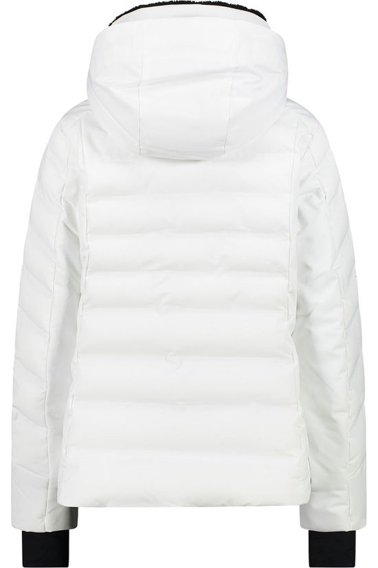 CMP Veste De Ski Woman Ski Jacket Fix Hood Bianco