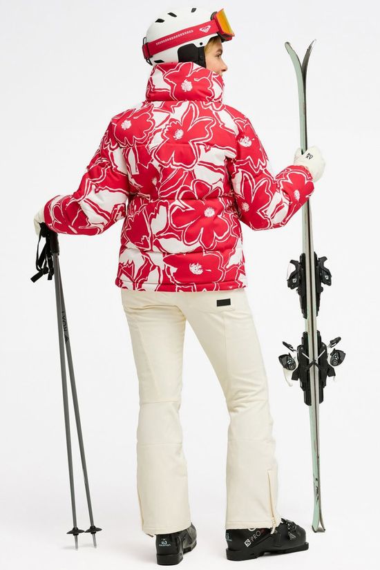 Roxy Veste De Ski Snow Winter Rebel Jk Barberry Floral Flurries