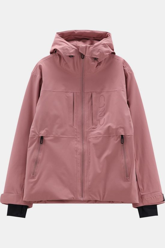 Collective Of Moving People Ski-Jas Woman Jacket Zip Hood Old Rose