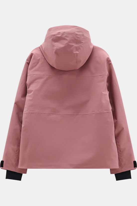 Collective Of Moving People Ski-Jas Woman Jacket Zip Hood Old Rose