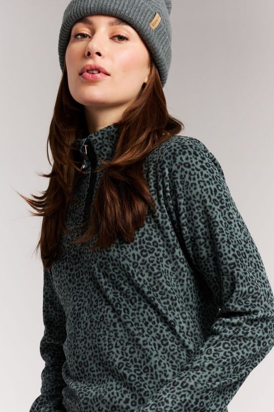 Protest Polaire Prtrefuzzy 1/4 Zip Active Top Evergreen