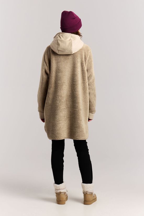 Protest Fleece Prtkatia Outdoor Long Jacket Bamboo Beige