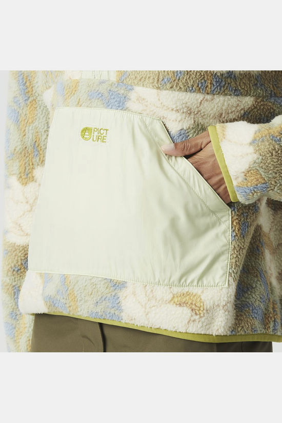 Picture Organic Clothing Fleece Zelkova 1/4 Print Fleece Timeless Flower Print