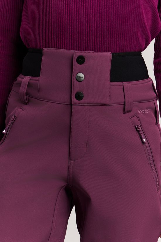 Protest Pantalon De Ski Prthindon Softshell Snowpants Current Purple