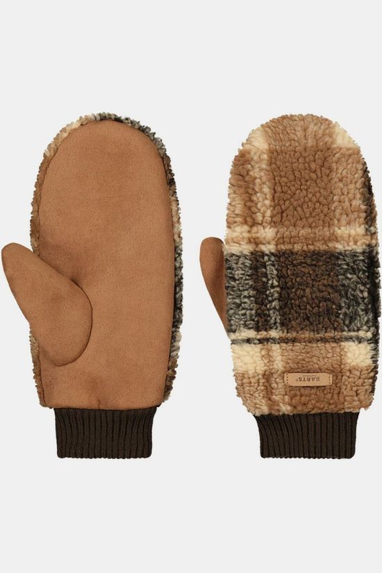 Barts Teddy Mitts Dark Brown