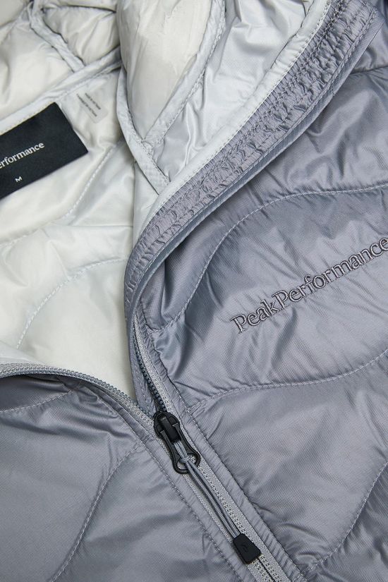 Peak Performance Donsjas Helium Hood Lt Grey/Antarctica