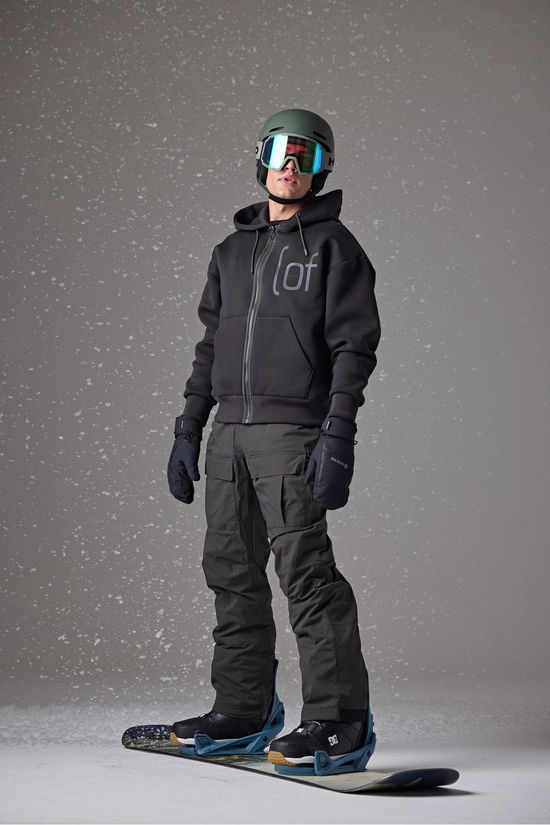 Collective Of Moving People Veste De Ski Man Jacket Fix Hood Forest/Nero