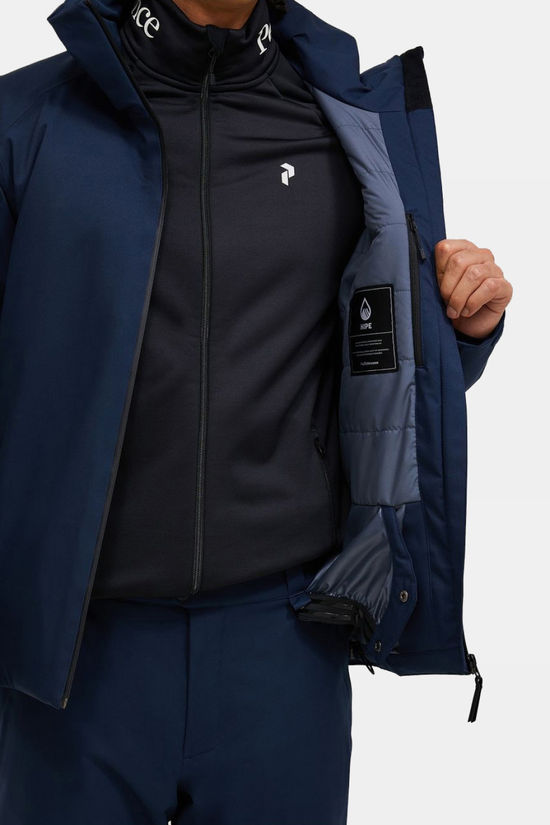 Peak Performance Veste De Ski M Maroon Insulated Jacket Blue Shadow