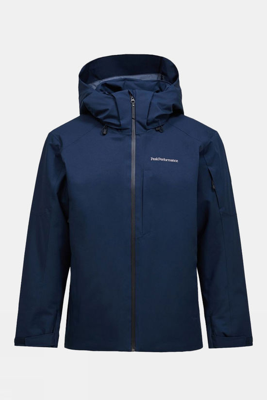 Peak Performance Veste De Ski M Maroon Insulated Jacket Blue Shadow
