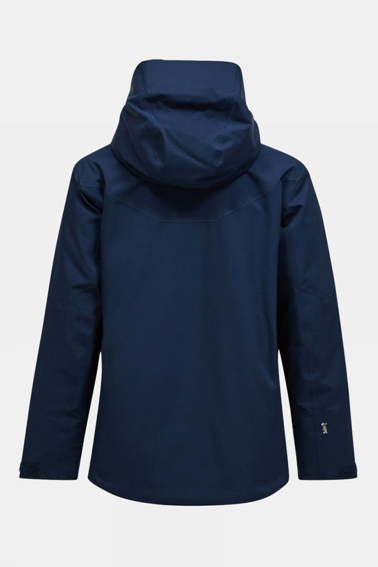 Peak Performance Veste De Ski M Maroon Insulated Jacket Blue Shadow