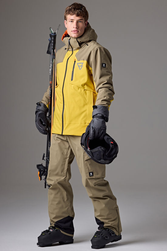 Brunotti Veste De Ski Kanisher Men Snow Jacket Lemon Curry