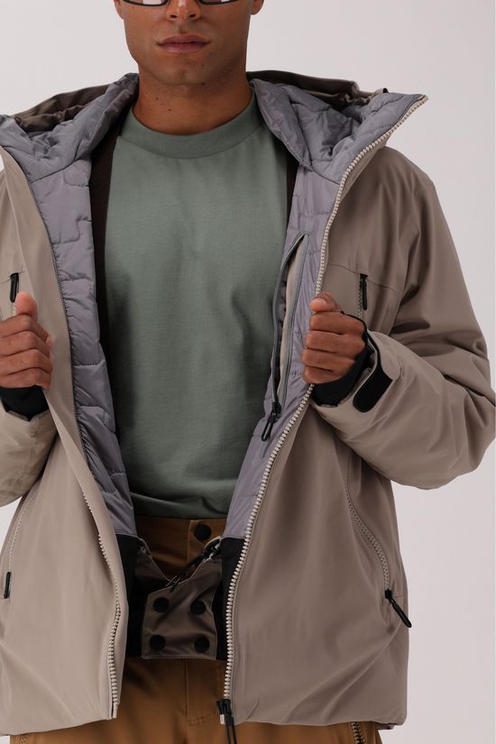 Collective Of Moving People Veste De Ski Man Jacket Fix Hood Gravel