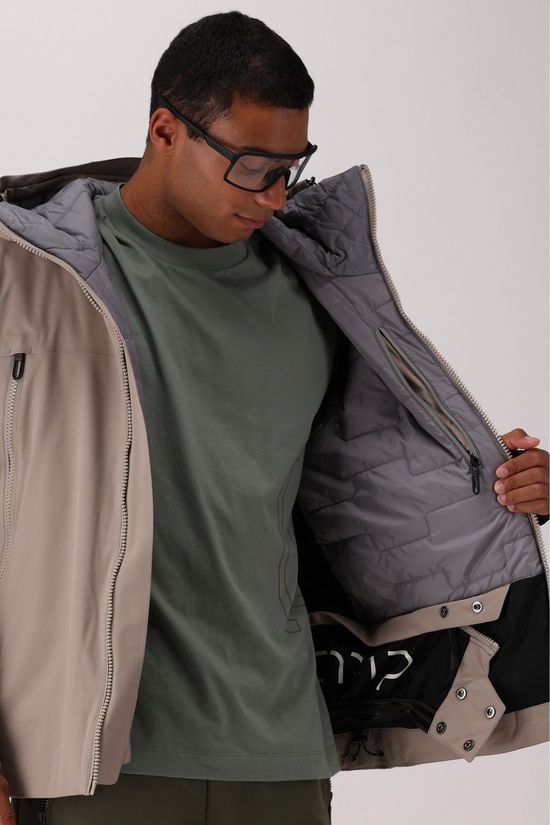 Collective Of Moving People Veste De Ski Man Jacket Fix Hood Gravel