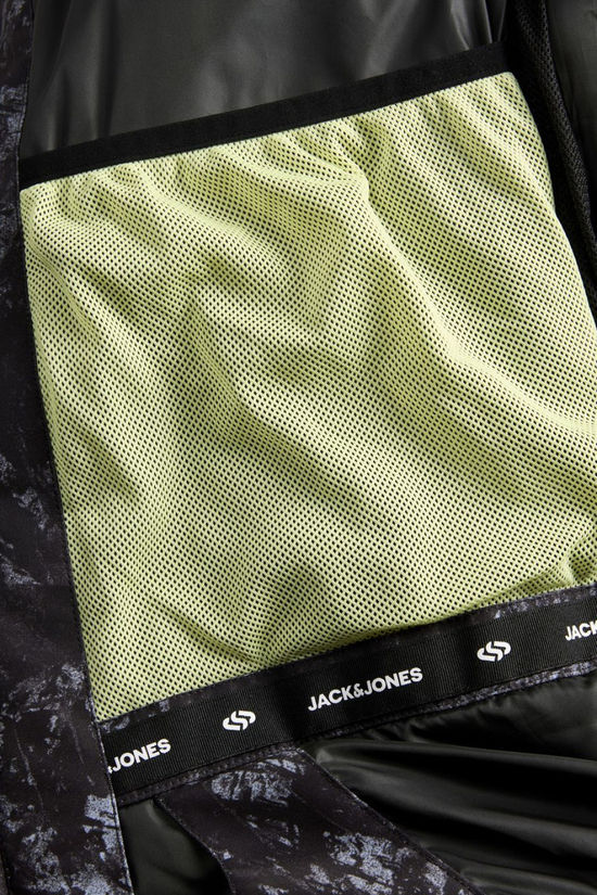 Jack & Jones Veste de ski Verbier Double Zip Jacket Black Aop