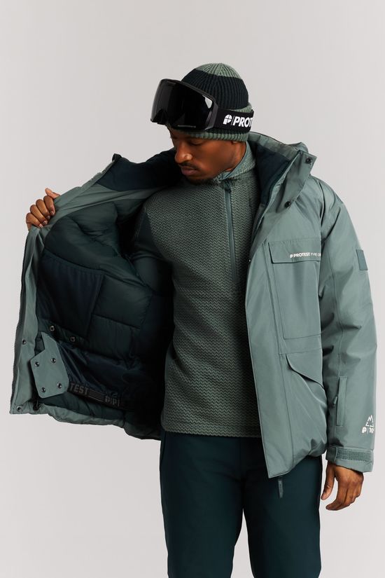 Protest Veste De Ski Prtboxer Snowjacket Evergreen