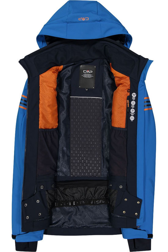 CMP Veste De Ski Man Ski Jacket Softshell Zaffiro/Jaffa