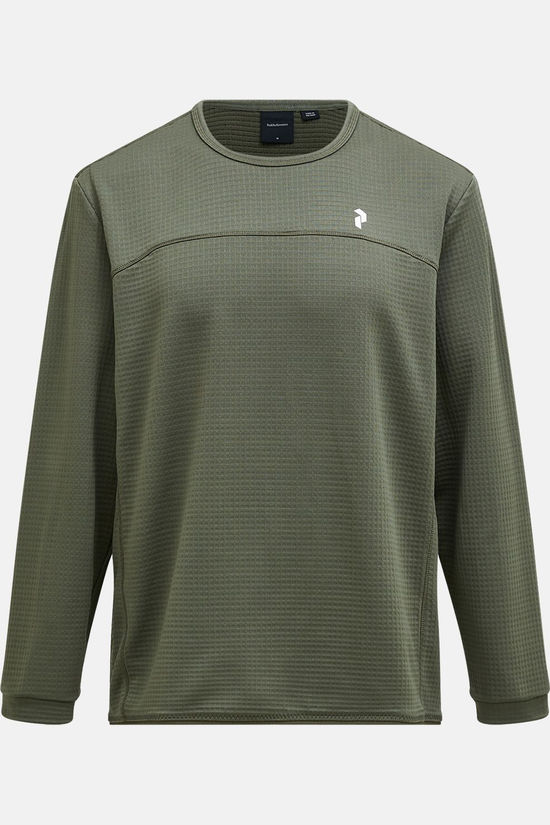 Peak Performance Polaire M Trail Polartec Crew Pine Needle