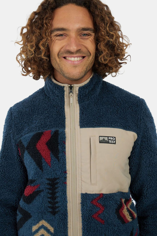 Protest Fleece Prtdon Outdoor Full Zip Top Twilight Navy
