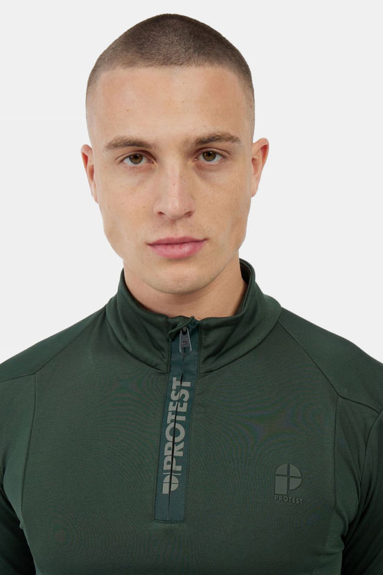 Protest Polaire Rewill 1/4 Zip Top Kale Green