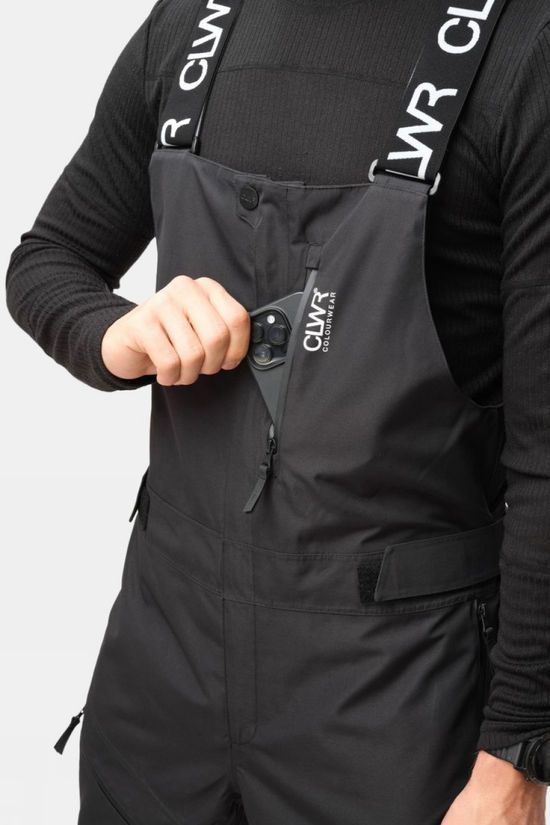 Colourwear Polaire Slash Bib Pants Black