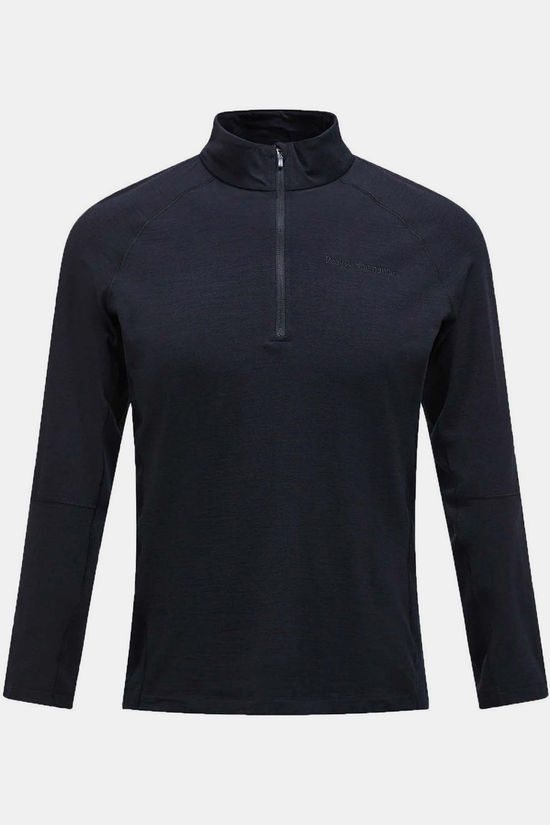 Peak Performance Fleece M Magic Half Zip Black-Black