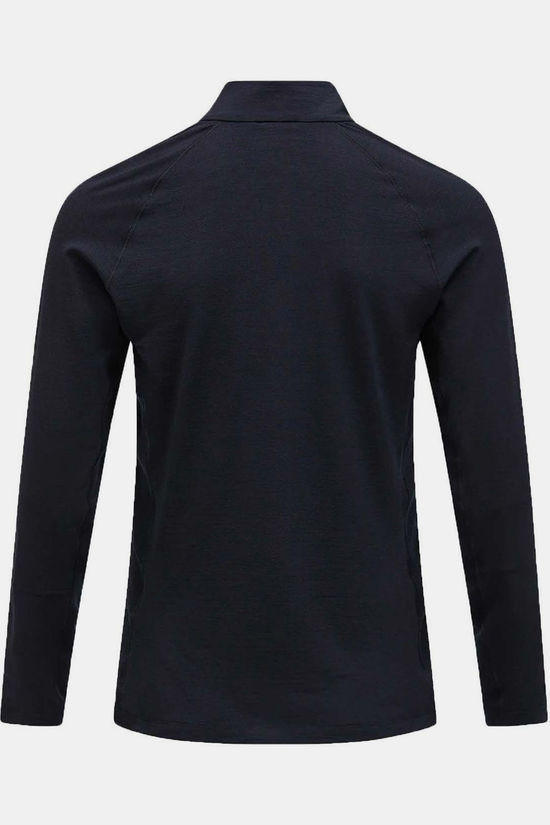 Peak Performance Fleece M Magic Half Zip Black-Black