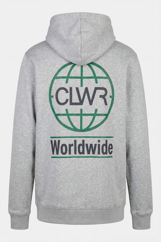 Colourwear Trui Zick Zip Hood Grey Melange