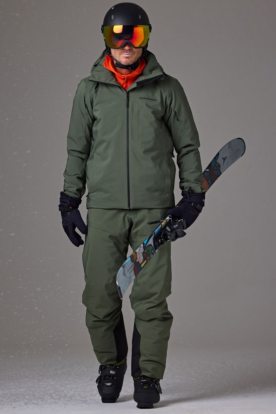 Peak Performance Pantalon De Ski M Maroon Insulated Pants Pine Needle