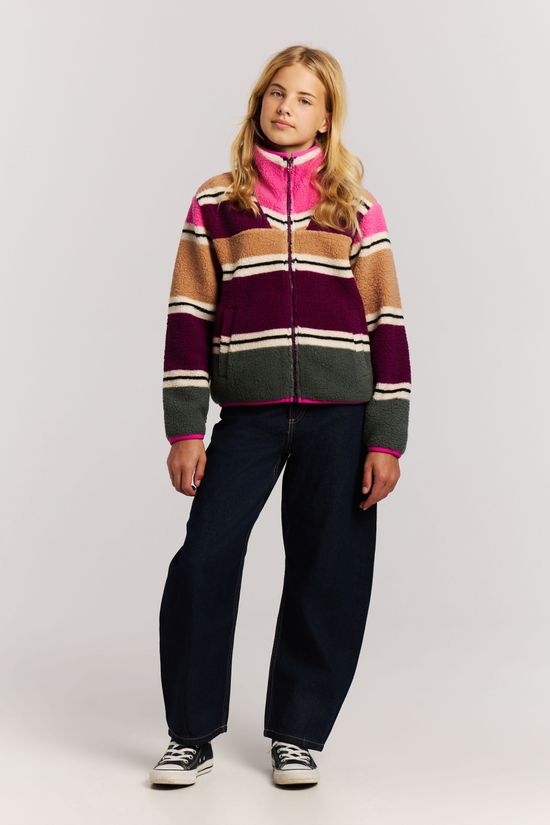 Protest Fleece Prtblond Jr Full Zip Top Evergreen