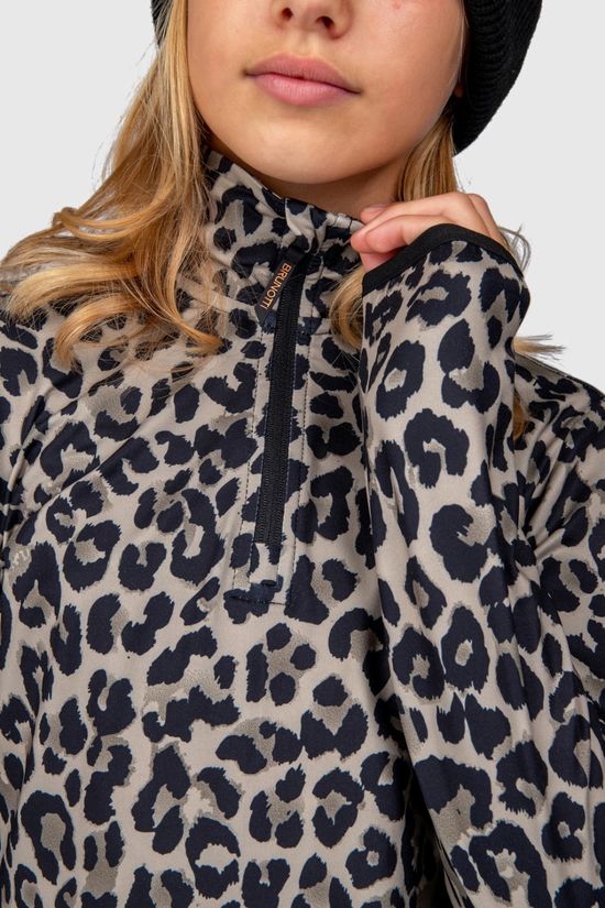 Brunotti Fleece Rodiany-Print Girls Snow Fleece Black