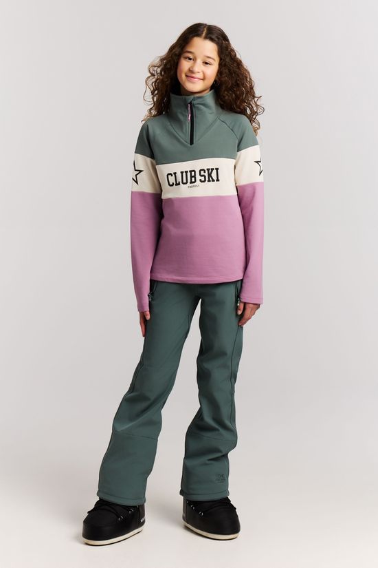 Protest Polaire Prtrobena Jr 1/4 Zip Active Top Evergreen
