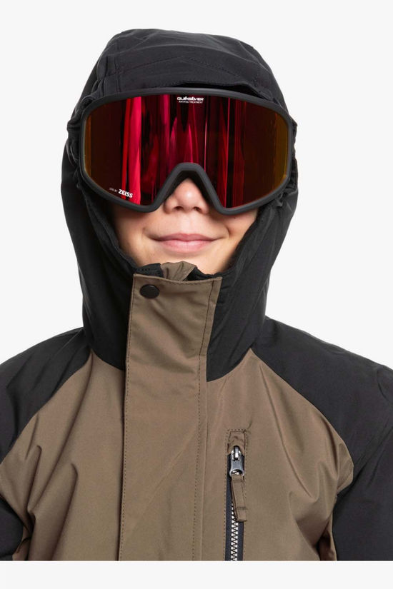 Quiksilver Veste De Ski Mission Block Youth Jacket Canteen