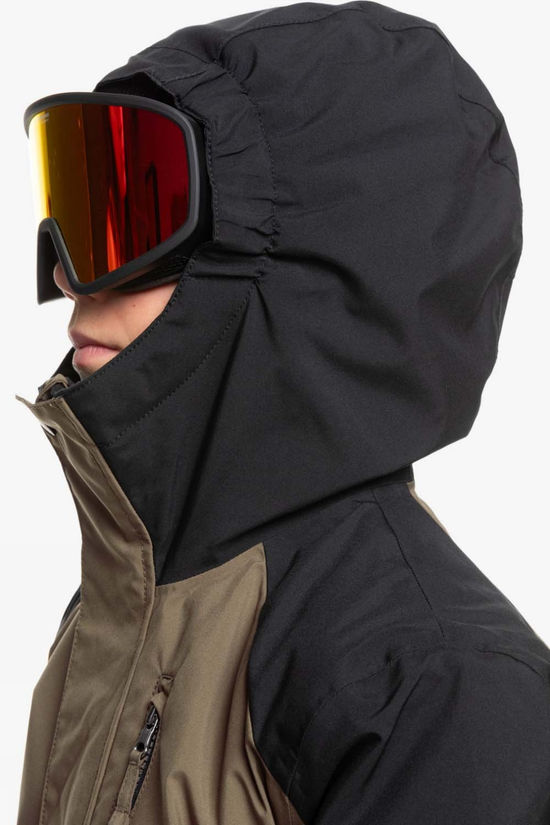 Quiksilver Veste De Ski Mission Block Youth Jacket Canteen