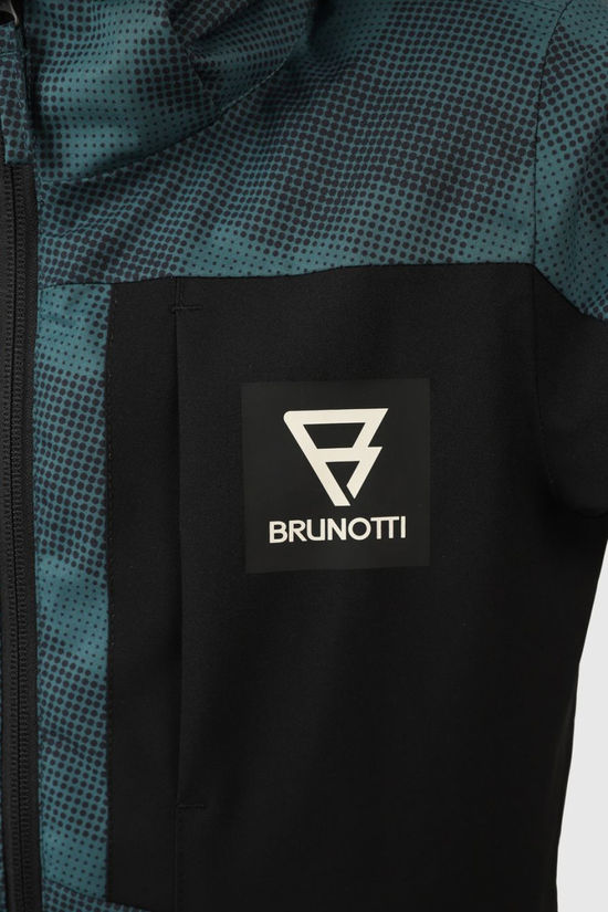 Brunotti Ski-Jas Aratiny-Gradient Boys Snow Jacket Gradient Grid Fuel Green