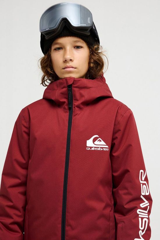 Quiksilver Veste De Ski Mission Solid Yth Jk Oxblood Red