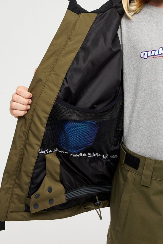 Quiksilver Veste De Ski Young Guns 20K Youth Jk Grape Leaf